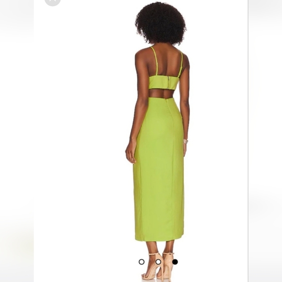 Bardot NWTs Cut Out Slit Midi Dress - Picture 4 of 10